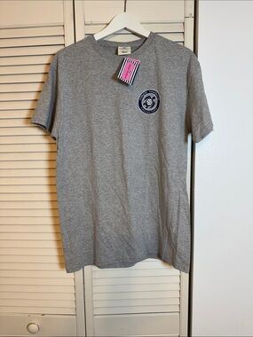 Simply Southern Gray Short-Sleeve Logo Crewneck Tee